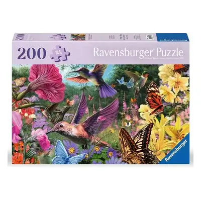 Ravensburger 01369 puzzle kolibříci a motýli 200 dílků xl