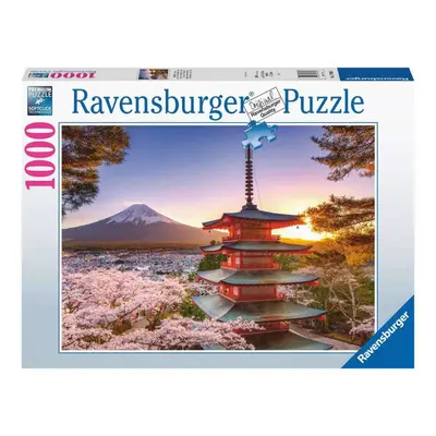 Ravensburger 00582 puzzle rozkvetlé třešně v japonsku 1000 dílků