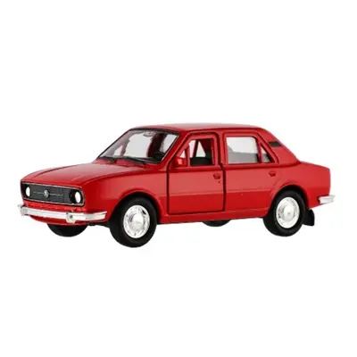 Auto welly škoda 105l červená 1:34