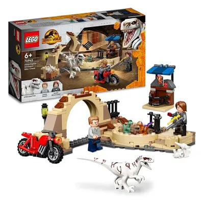 Lego® jurassic world 76945 atrociraptor: honička na motorce