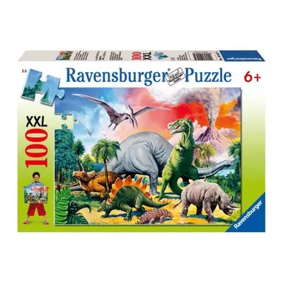 Ravensburger 10957 puzzle mezi dinosaury xxl 100 dílků