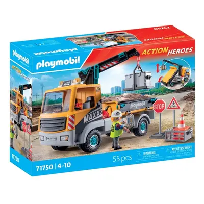 Playmobil 71750 nákladní auto s jeřábem