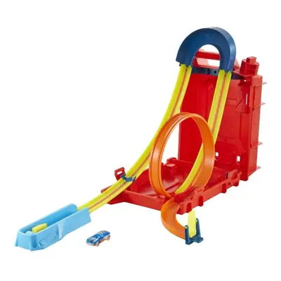 Hot wheels track builder kanystr kaskadérských kousků, mattel hdx78