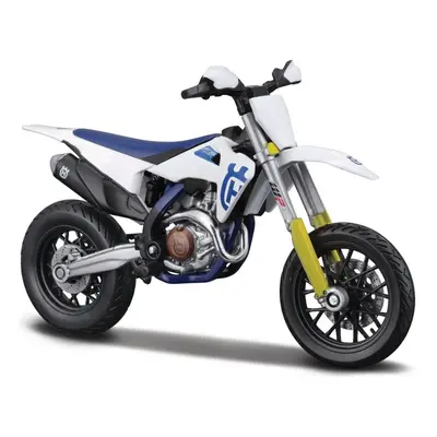 Bburago kovový model motorky husqvarna fs 450 supermoto