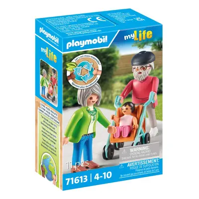 Playmobil 71613 prarodiče s miminkem