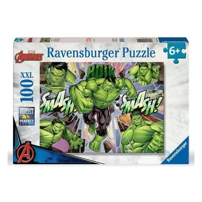 Ravensburger 04119 puzzle marvel: hulk 100 dílků xxl