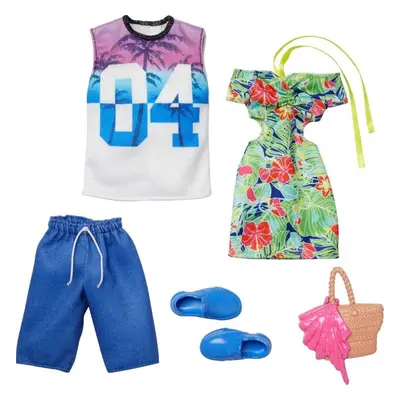 Mattel barbie® sada oblečků fashion beach, hbv72