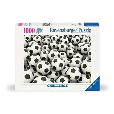 Ravensburger 00615 challenge puzzle fotbalové míče 1000 dílků