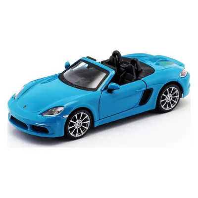 Bburago plus porsche 718 boxster blue 1:24