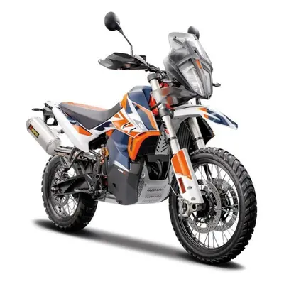 Burago kovový model motorky ktm 790 adventure r rally 1:18