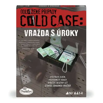 Thinkfun odložené případy: vražda s úroky