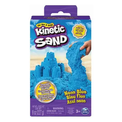 Kinetic sand neonová barva písku modrá 227g