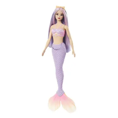 Mattel barbie pohádková mořská panna fialová, hrr06