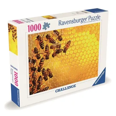 Ravensburger 00614 challenge puzzle včely 1000 dílků