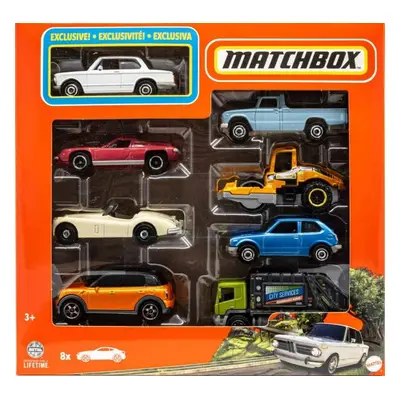 Mattel matchbox™ sada 8 angličáků 1969 bmw 2002