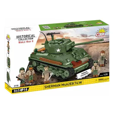 Cobi 3118 americký střední tank sherman m4a2e8 1:35