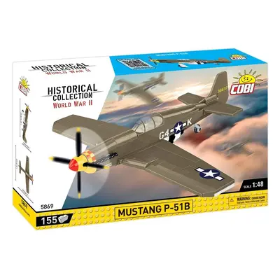 Cobi 5869 americký stíhací letoun north american p-51b mustang 1:48