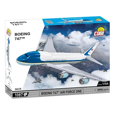 Cobi 26610 dopravní letadlo amerických prezidentů boeing 747 air force one 1:144