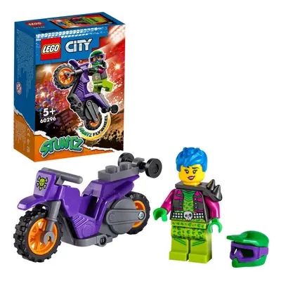 Lego® city 60296 kaskadérská wheelie motorka