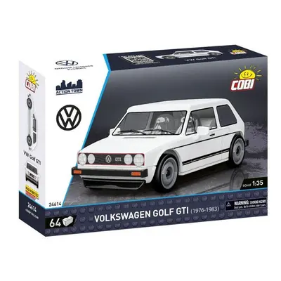 Cobi 24614 volkswagen golf gti 1976 bílý 1:35