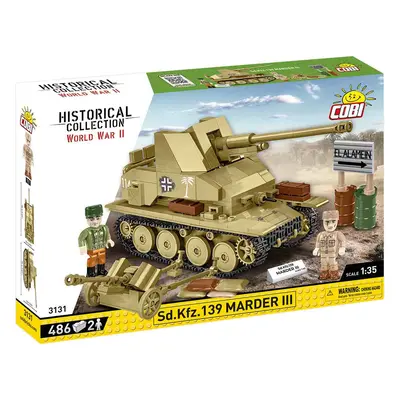 Cobi 3131 německý stíhač tanků sd.kfz. 139 marder iii 1:35