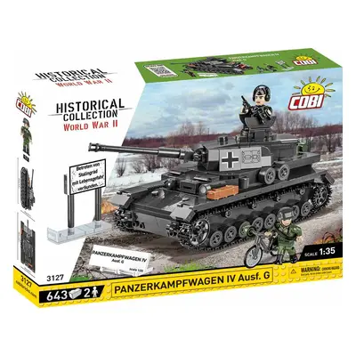 Cobi 3127 německý tank panzerkampfwagen iv ausf. g 1:35