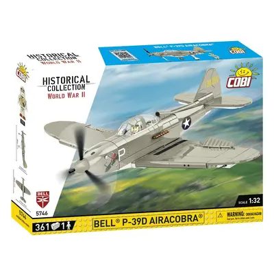 Cobi 5746 world war ii americký stíhací letoun bell p-39d airacobra 1:32