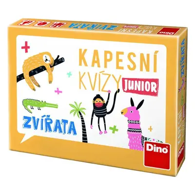 Dino kapesní kvízy junior – zvířata cestovní hra