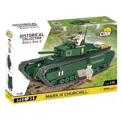 Cobi 3128 britský tank mark iv churchill 1:35