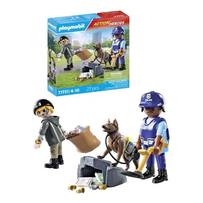 Playmobil 71731 policejní pátrání se psem