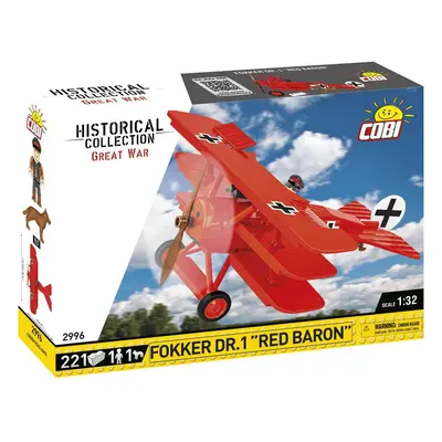 Cobi 2996 německý stíhací letoun fokker dr.i red baron, 1:32