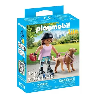 Playmobil 71739 inlinerka s retrívrem