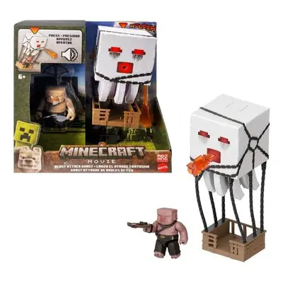 Mattel minecraft movie akční figurka blast attack ghast 25 cm, jfb69