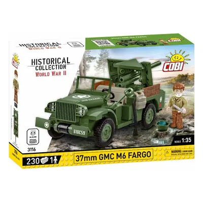 Cobi 3116 americké terénní vozidlo 37mm gmc m6 fargo