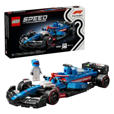 Lego® speed champions 77246 závodní auto visa cash app rb vcarb 01 f1®