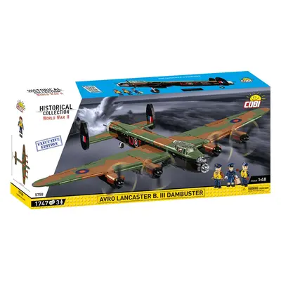 Cobi 5758 britský těžký bombardér avro lancaster b. iii dambuster 1:48