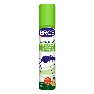 BROS ZELENÁ SÍLA Spray proti komárům a klíšťatům 90 ml