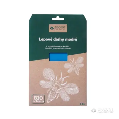 Biocont Lepové desky MODRÉ 5ks