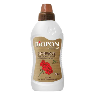 BIOPON Natural Vermikompost na muškáty a balkonové květiny 0,5 l