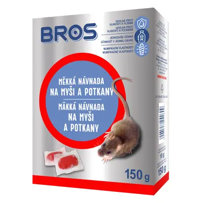 Bros - měkká návnada na myši a potkany