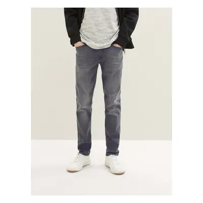 1035511 Slim Tapered Overdyed Grey Denim Pánské jeans