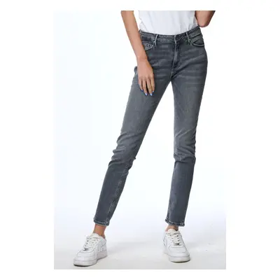 Dámské džíny CROSS JEANS Alan šedé - 28/30