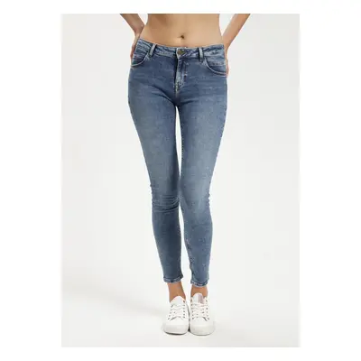 Dámské džíny CROSS JEANS Page-Push-Up-1 modré - 32/30