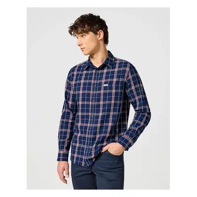 Pánská košile d.r. WRANGLER One Pocket Shirt vícebarevná-XXL