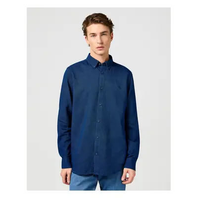 Pánská košile d.r. WRANGLER Oxford Shirt modrá-XL