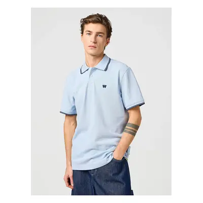 Pánská polokošile k.r. WRANGLER Polo Shirt modrá-XL