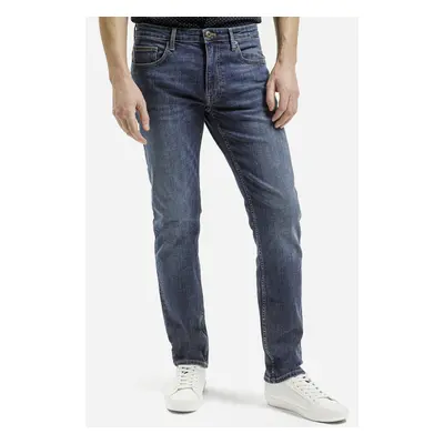 Pánské džíny CROSS JEANS Greg klasicky modré-seprané-38/32