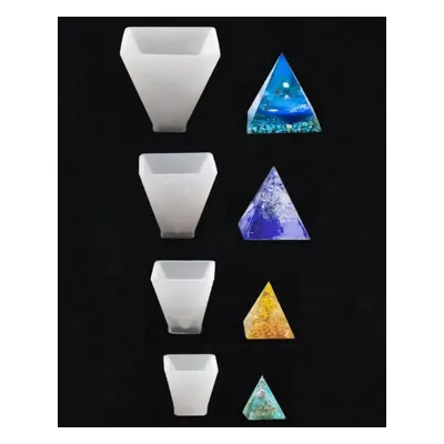 Silikonové formy - pyramidy Velikost: 6,5 cm