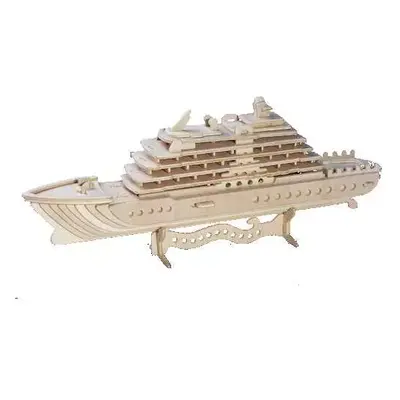 Woodcraft Dřevěné 3D puzzle luxusní jachta