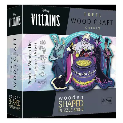 TREFL Wood Craft Origin puzzle Villains: Kujeme pikle 505 dílků